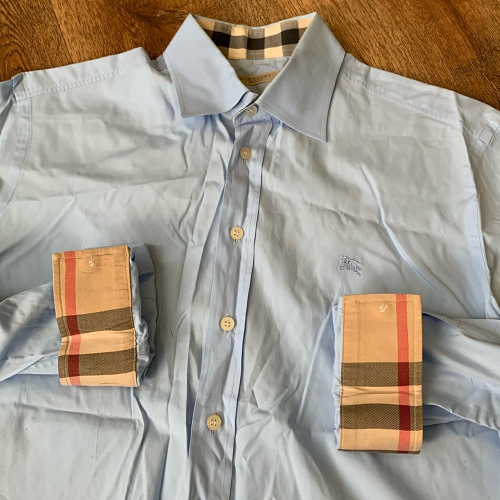 Burberry Brit Men’s Nova Check Classic Shirt Sz L
